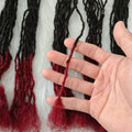 Dreadlocks Sister Locs Extensions Handmade Soft Crochet Brazilian Human Hair Braiding 10in Ombre Short Hair 10Strands/lot
