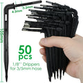 KESLA Greenhouse Drip Irrigation 4-Way 3/5mm 2-Way Drip Arrow Transmitter Garden Automatic Watering System Potted Plant 10/20set