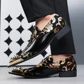 Men‘s Steel-toe Cap Toe Oxford Shoes British Style Leather Business Casual Dress Shoes  Comfortable Breathable Men‘s Shoes