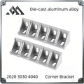Corner Bracket 2020 3030 4040 Aluminum Profile Extrusion Connector Accessories Fastener Parts Fittings for 3d Printer DIY CNC
