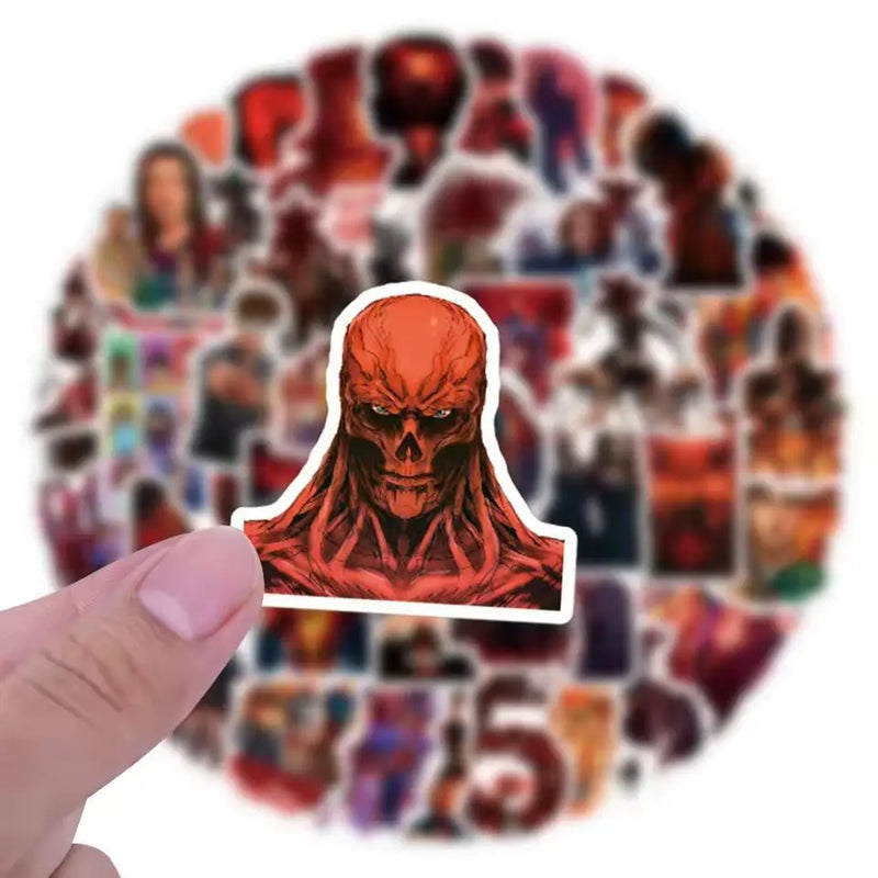 hot 60/120PCs Cartoon Snarky MEME Stickers Horror Decals For Phone Scrapbook Skateboard Suitcase Refrigerator Graffiti Stickers