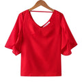 Summer New Casual Women Chiffon Shirt Female Lotus Leaf - View 9 | SAMAG