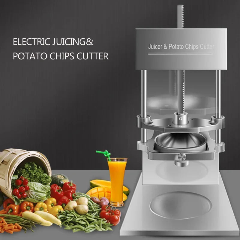 Electric Potato Cutter Shredder French Fries Slicer Potato Chips Making Machine Kitchen Tools