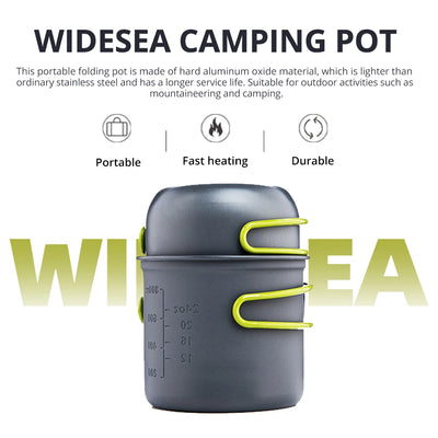 Widesea Ultralight Camping Cookware Set 1 - 2 Person Hard | SAMAG
