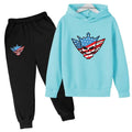 Kids Autumn Spring Fashion Cody WWE Pullover Hoodie+Pants | SAMAG