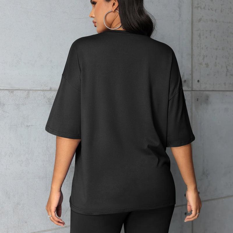 Plus Size Sets for Women Summer 2 Pieces Blessed Printed Offers and Liquidation Everything Cheap Elegant Women's Sets Short Sets