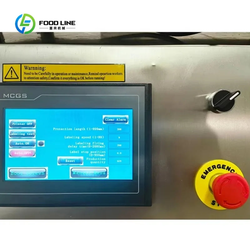 Customized Small Desktop Flat Labeling Machine Tabletop Sticker Applicator for Box Jar Cosmetic Packaging