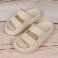 New Women's Slippers Thick Bottom Anti-Slip Home Outdoor Sandals Comfortable EVA Material Pure Color Slippers