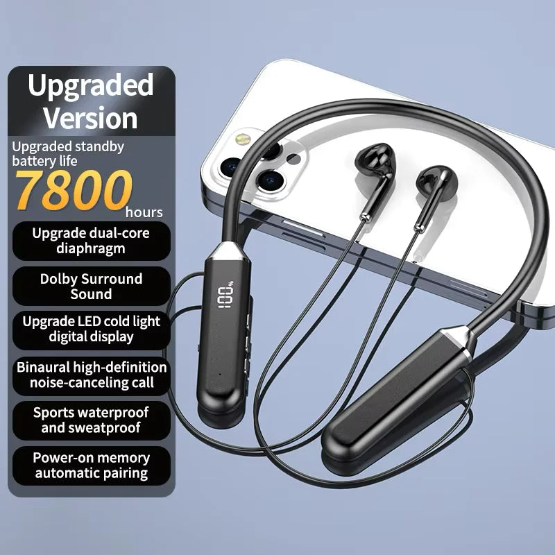 New Sport Wireless Headphone Neckband Earphone audífonos bluetooth inalámbrico freeshippings items ear buds for xiaomi huawei
