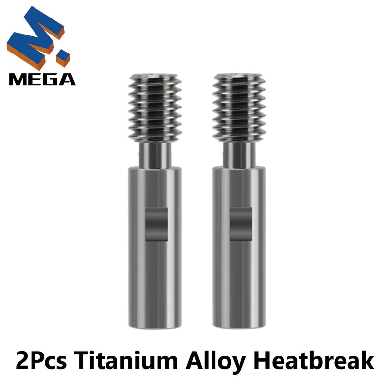 E3D V6 Heatbreak Heatsink Kit Titanium Alloy Bi-Metal Throat For Kingroon KP3S KP3S Pro S1 KP5L 3D Printer Parts Accessories