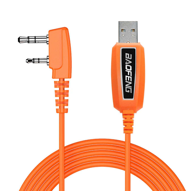 Baofeng 2 Pins Plug USB Programming Cable for Baofeng UV-5R  UV-21 13 BF-888S Quansheng K5 K6 Walkie Talkie FTDI Upgrade Cable