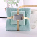 2PC Bath Towels Set Super Soft Highly Absorbent Quick-drying Coral Velvet Bath Towel For Adults Hotel & Spa Use