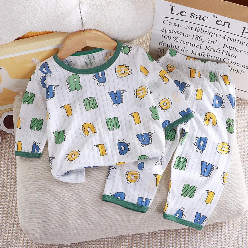 1Set Summer Pour Cotton Boy Girl Outfit Baby Infant - View 8 | SAMAG