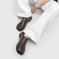 High-end Designer Split Toe Tabi Men's Sneakers and Casual Shoes Fashion Retro Leather Slip-On Loafers Men Shoes Tenis Masculino