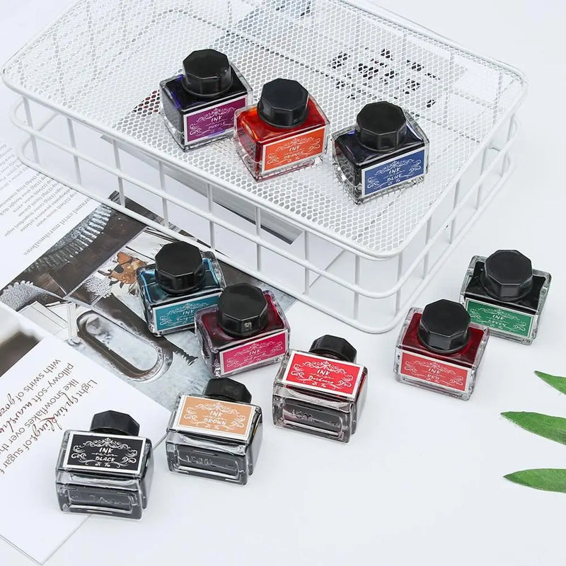 1pcs Fountain Dip Pen Writing Stationery Colored ink Non Carbon Signature Pen Painting