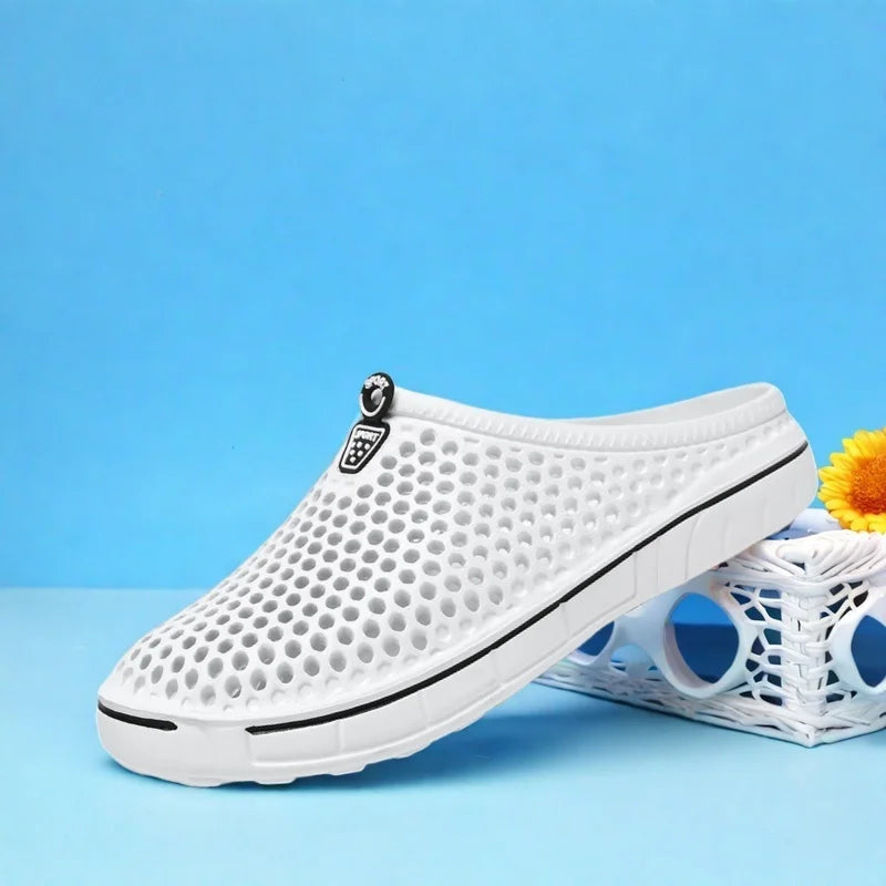 Women's Garden Shoes Lightweight Breathable Slip-resistant Indoor Outdoor Casual Slippers Half Slippers Easy-to-Wear Sandals for Beach And Daily Use