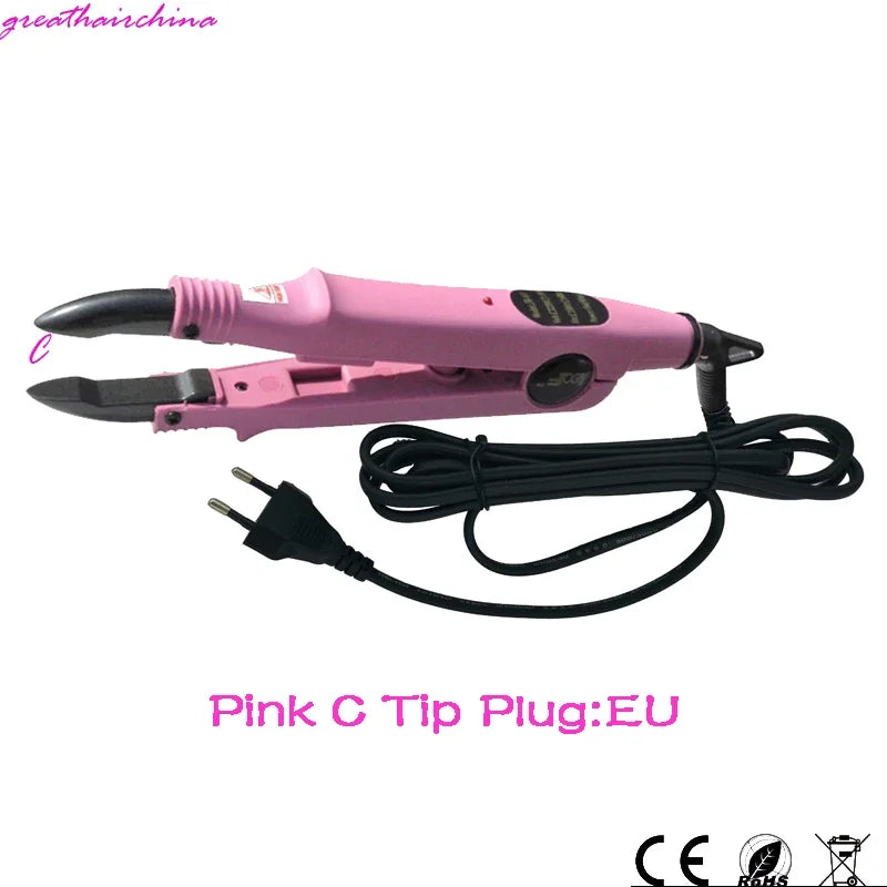 JR-611 Professional Mini Hair Fusion Iron Constant Temperature Heat Keratin Melt Extension Connector Tool for Hairdress