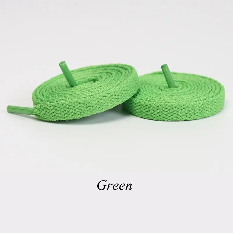 1pair Flat Shoelaces Classic Shoe Laces Fit Fashion Solid Sports Shoelace Casual Unisex Shoe Strings Shoe Accessories