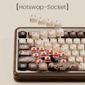 Akko MU01 ANSI/MU02 ISOMountain Seclusion Wooden Mechanical Keyboard Hot-swap BT 5.0 2.4G Wireless Type-C Wired Gaming Keyboard