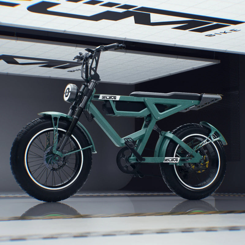 48V 1000W Fat Tire Electric Bicycle Aluminum Alloy Full Suspension Off-Road E-Bike for Adults 20 Inch Lithium Battery