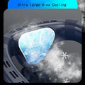 2026 New Neck Air Conditioner Portable Neck Fan Rechargeable Semiconductor Cooling Bladeless Fan Wearable Cooler multi purpose