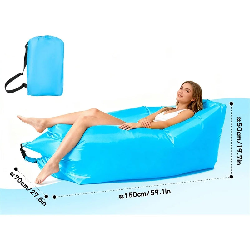Portable Air Sofa Waterproof Fast Inflatable Lounger - View 10 | SAMAG