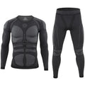 Men's Tactical Tight Fitting Seamless Thermal Underwear Outdoor Sports Function Breathable Training Design Cycling Thermal Suit