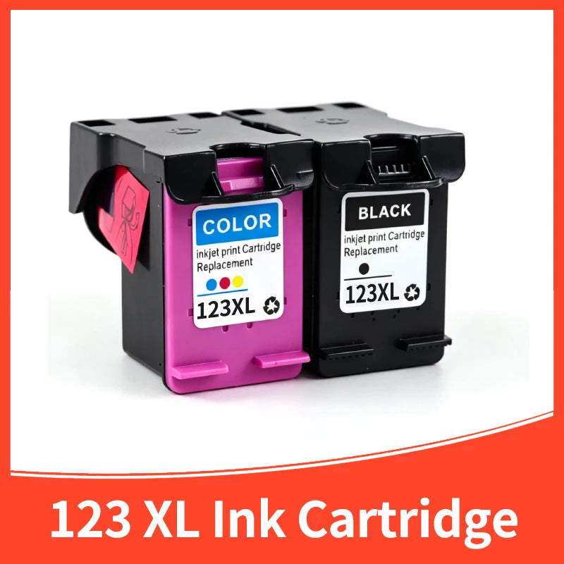 Compatible for HP 123 XL ink Cartridge for HP123 123XL for Deskjet 1110 2130 2132 2133 2134 3630 3632 3637 3638 Ink Cartridge
