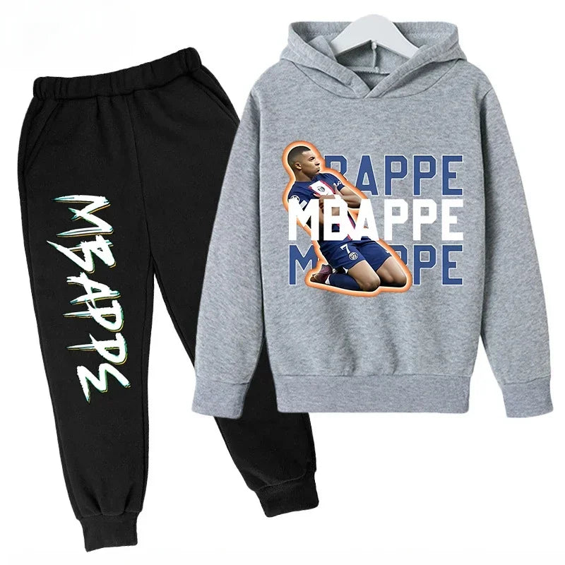 Autumn Mbappé Printed Children's Hoodie Suit Sweatshirt | SAMAG