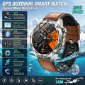 2026 Offline Map New Smart Watch 3ATM Waterproof GPS Navigation Compass Altimeter Flashlight Men 170+ Sports Bracelet Men Women