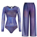 Women's Long Sleeve Swimwear Sunscreen One Piece Swimsuit | SAMAG