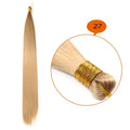 Synthetic Long Straight Silky Bulk Hair Extensions 28 Inch High Temperature Hair Bundles Extension 150g one Pack for Women Girls