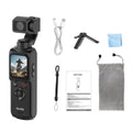 Ourlife 4K Action Camera 330° Face Tracking Gimbal Stabilizer 1.72 Inch Touch Screen 64MP Pocket Digital Camera WiFi Sports Cam
