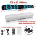 40W High Power Soundbar for TV Computer Wireless Bluetooth Speaker Home Theater Sound System FM Radio Subwoofer RCA Soundbox TF