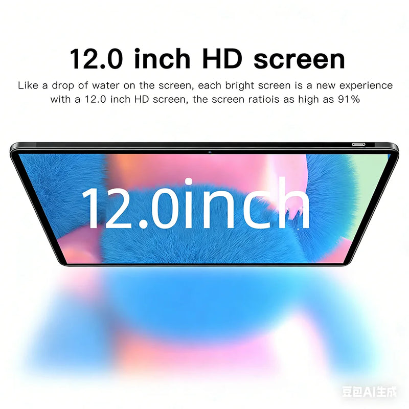 2026 12 inch Original Pad 15 Pro Tablet PC Android 16 22GB+2T 20000mAh Snapdragon 8Gen3 Tablets 5G Dual SIM Card WIFI HD 4K Tab