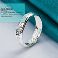 DOTEFFIL 925 Sterling Silver Mageweave Sculpture Ring For Wedding Engagement Party Jewelry