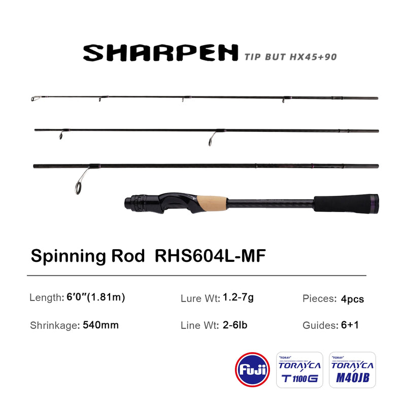 PURELURE SHARPEN Travel Soft Lure Long Spinning | SAMAG