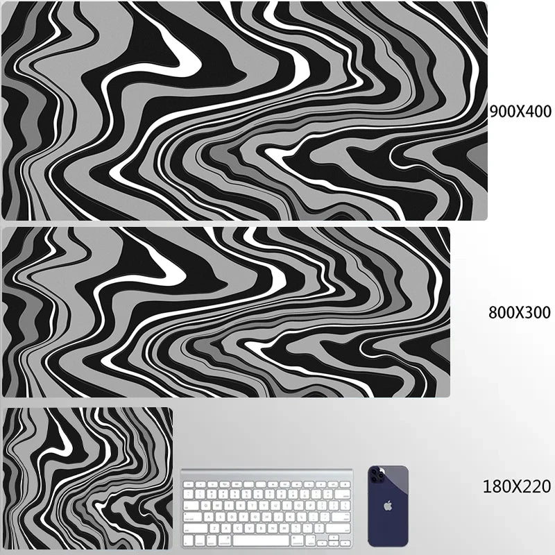 Strata Liquid 900x400 Mouse Pad Computer Laptop Anime Keyboard Mouse Mat XXL Large Mousepad Keyboards Gamers Decoracion Desk Mat