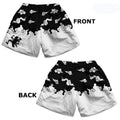 Anime Men's Gym Shorts 3D Printed Shorts Quick Dry Mesh Casual Board Shorts for Summer to Jogging Fitness Basketball