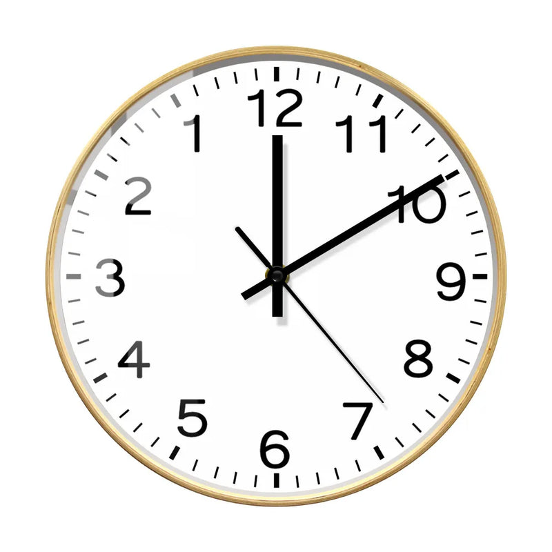 Anticlockwise Reverse Anti Wall Clock Countdown Simple Design Watch Home Decor For Living Room Run Backwards Printed Wall Clock