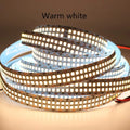 Double Row 1/2/3/4/5M LED Strip 2835 240LEDs/m 480LEDs/m DC12V High Brightness 2835  Flexible LED Light Warm White/White  5m/lot