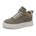 Men's shoes four seasons breathable soft-sole non-slip casual shoes fashion youth Joker flat shoes Thick sole sports board shoes