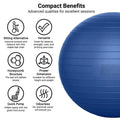 Yoga Ball 75cm Explosion-proof Gym Equipment for Pilates | SAMAG