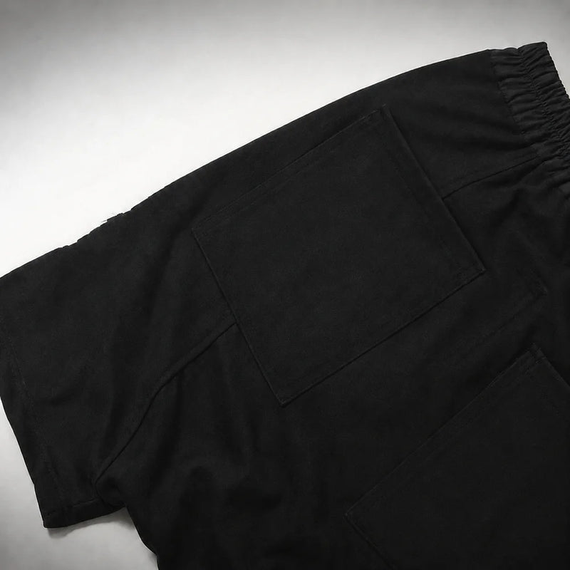 XS-5XL Summer New Men's Solid Color Wide-Leg Shorts | SAMAG