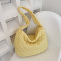 Women's Vintage Nylon Shoulder Underarm Bag Female Casual Waterproof Crossbody Hobo Bags For Lady Quilted Large Capacity Handbag