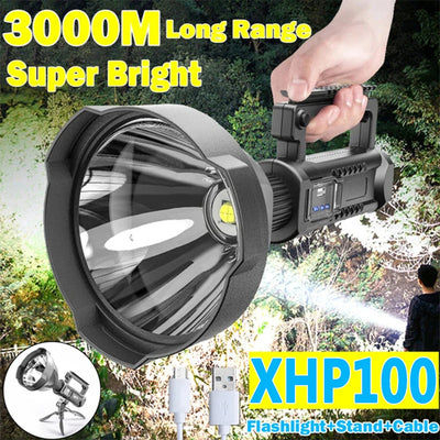 Portable Powerful LED Flashlight Mountable Bracket | SAMAG