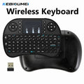 KEBIDUMEI 2.4G Wireless Keyboard Air Mouse with Touchpad Mini Remote Control Keyboard Computer Accessories for PC Android TV Box