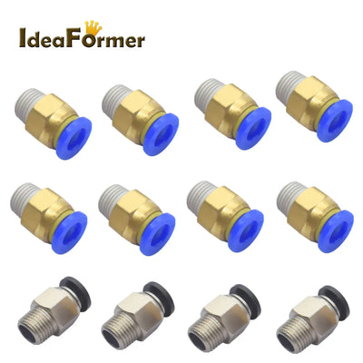 /Lot 3D Printer Blue/Black Pneumatic Connector Thread | SAMAG