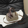 Premium Boston bag pillow bag women's retro European station crossbody texture shoulder crossbody bag