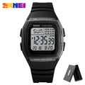 SKMEI 1278  Chrono Countdown Men Wristwatch  Casual Outdoor Male Clock Luminous montre homme Digital Dual Time Sport Mens Watche